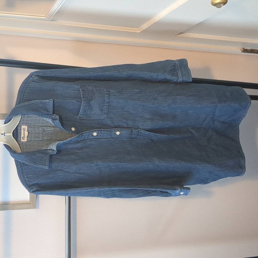 Madewell Blue Soft Denim Dress